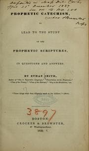 Tapa de Prophetic catechism