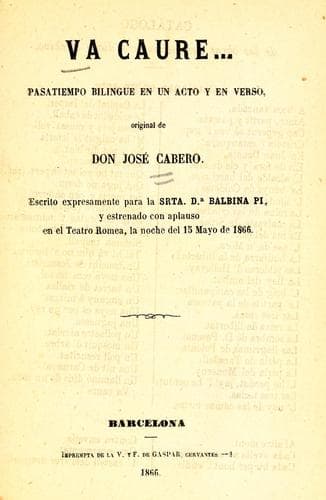 Tapa de !Va caure!