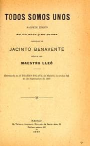 Tapa de Todos somos unos