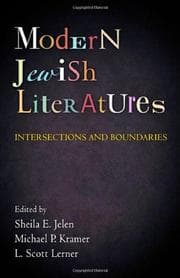 Tapa de Modern Jewish literatures