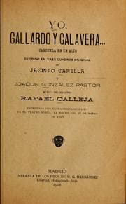 Tapa de Yo, gallardo y calavera--