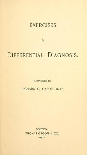Tapa de Exercises in differential diagnosis