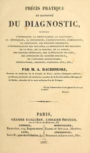 Tapa de Précis pratique et raisonné du diagnostic