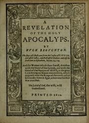 Tapa de A revelation of the Holy Apocalyps