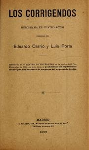 Tapa de Los corrigendos