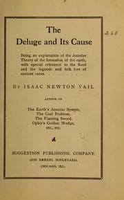Tapa de The deluge and its cause