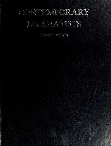 Tapa de Contemporary Dramatists