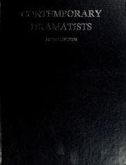 Tapa de Contemporary Dramatists