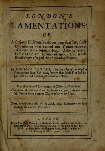 Tapa de London's lamentations