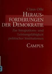 Tapa de Herausforderungen der Demokratie