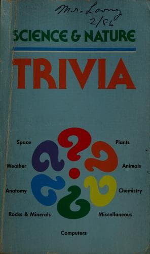 Tapa de Science & nature trivia