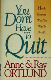 Tapa de You don't have to quit
