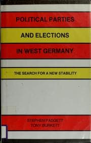 Tapa de Political parties and elections in West Germany