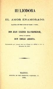 Tapa de Heliodora, o, El amor enamorado