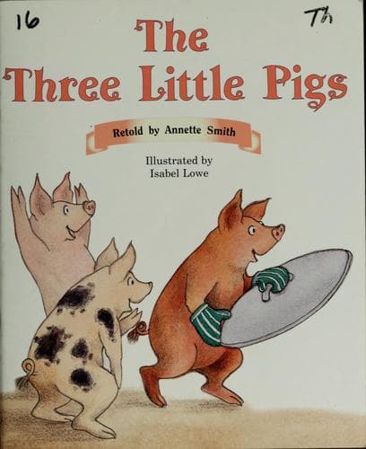 Tapa de The three little pigs