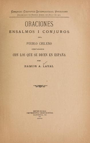 Tapa de Oraciones