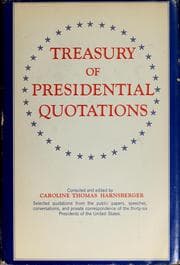 Tapa de Treasury of presidential quotations