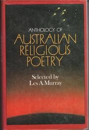 Tapa de Anthology of Australian Religious Poetry