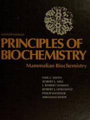 Tapa de Principles of biochemistry