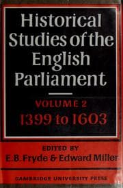 Tapa de Historical studies of the English Parliament