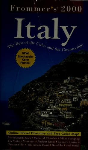 Tapa de Frommer's 2000 Italy