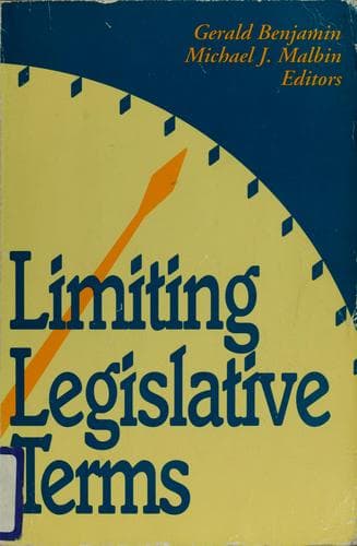 Tapa de Limiting legislative terms