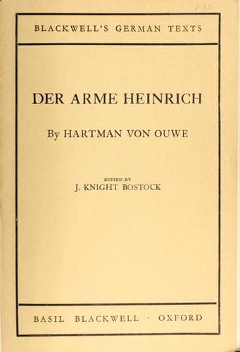 Tapa de Der arme Heinrich