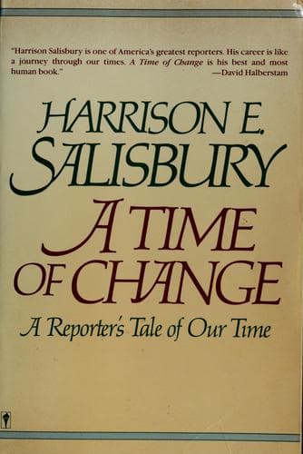 Tapa de A time of change