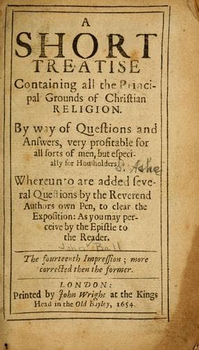 Tapa de A short treatise containing all the principal grounds of Christian religion