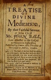 Tapa de A treatise of divine meditation