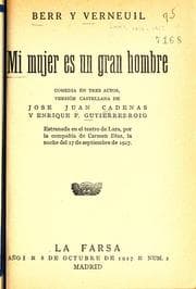 Tapa de Mi mujer es un gran hombre