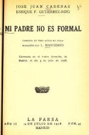 Tapa de Mi padre no es formal