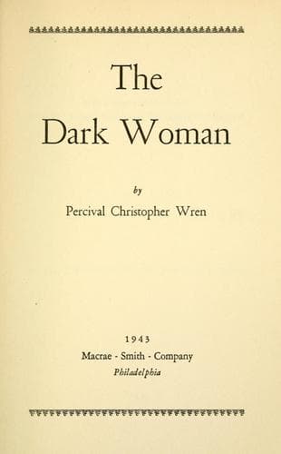 Tapa de The dark woman