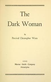 Tapa de The dark woman