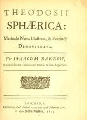 Tapa de Theodosii Sphaerica