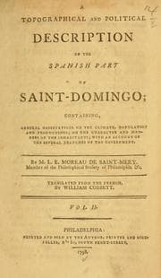 Tapa de Descripción de la parte española de Santo Domingo