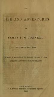 Tapa de The life and adventures of James F. O'Connell