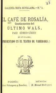 Tapa de El café de Rosalía