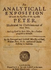 Tapa de An analytical exposition of both the epistles of the Apostle Peter, illustrated by doctrines out of every text ...