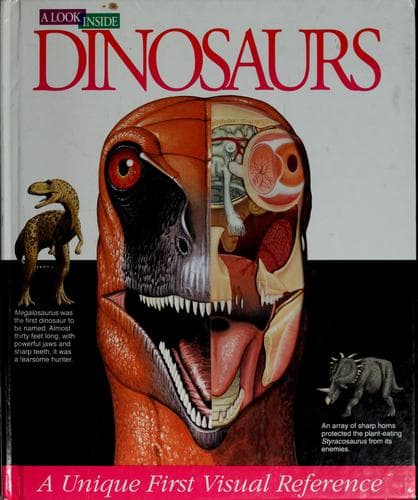 Tapa de A look inside dinosaurs