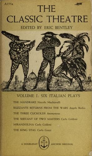 Tapa de Six Italian plays