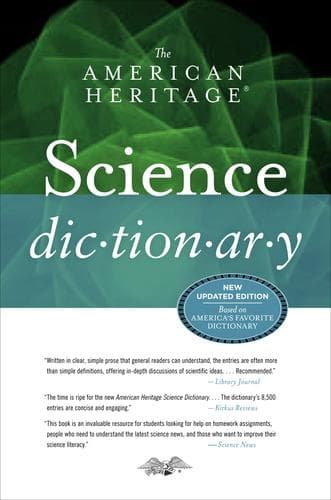 Tapa de The American heritage science dictionary