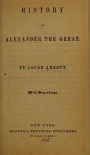 Tapa de History of Alexander the Great