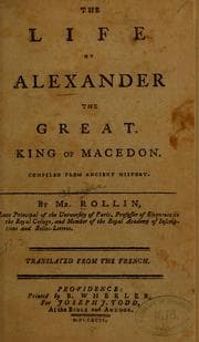 Tapa de The life of Alexander the Great, King of Macedon