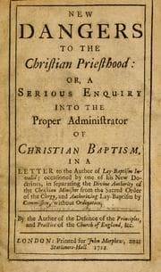 Tapa de New dangers to the Christian priesthood