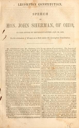 Tapa de Lecompton Constitution