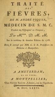 Tapa de Traité des fièvres