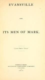Tapa de Evansville and its men of mark