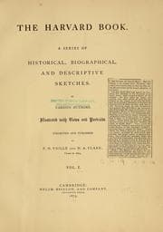 Tapa de The Harvard book