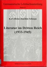 Tapa de Literatur im Dritten Reich (1933-1945)